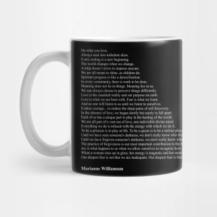 Marianne Williamson Quotes Mug